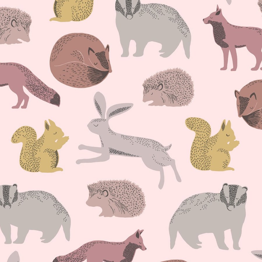 Dětská vliesová tapeta na zeď Lesní zvířátka,399052, Mini Me, Eijffinger - Vliesové tapety