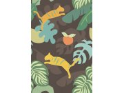 Tapety Yara Tapety dle materiálu Vliesové tapety - Dětská obrazová vliesová tapeta s tygry, 399122, 186 x 280 cm, Mini Me, Eijffinger Dětská obrazová vliesová tapeta s tygry, 399122, 186 x 280 cm, Mini Me, Eijffinger