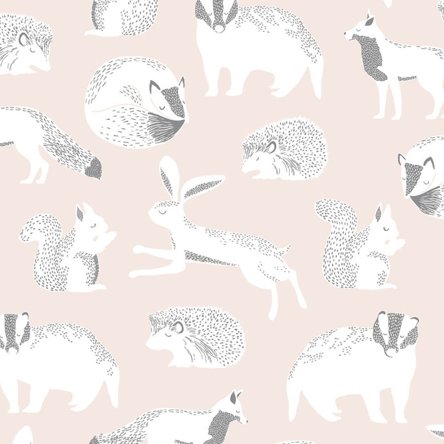 Dětská vliesová tapeta na zeď 399062, Lesní zvířátka, Mini Me, Eijffinger - Vliesové tapety