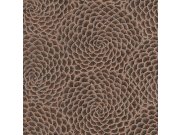 Tapety Yara Tapety dle materiálu Vliesové tapety - Hnědá vliesová tapeta na zeď, Květiny, lístky, KS3109, Karin Sajo, Grandeco Hnědá vliesová tapeta na zeď, Květiny, lístky, KS3109, Karin Sajo, Grandeco