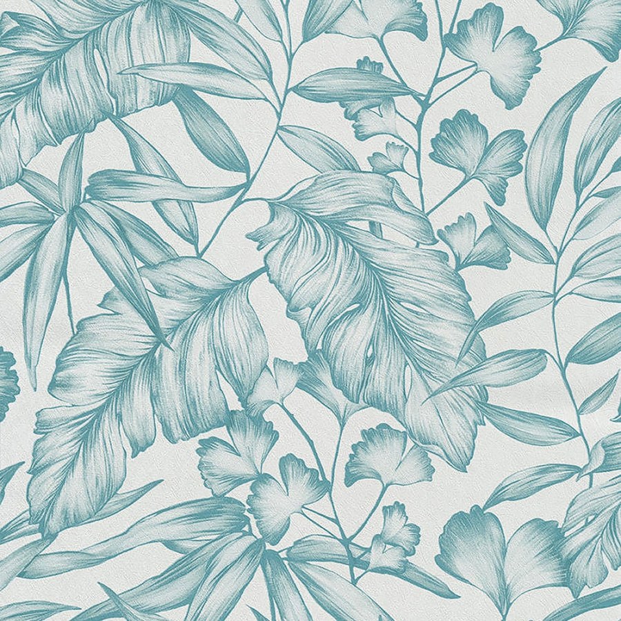 Vliesová tapeta na zeď, Listy, CE3209, Aurora 2022, Grandeco - Tapety na zeď