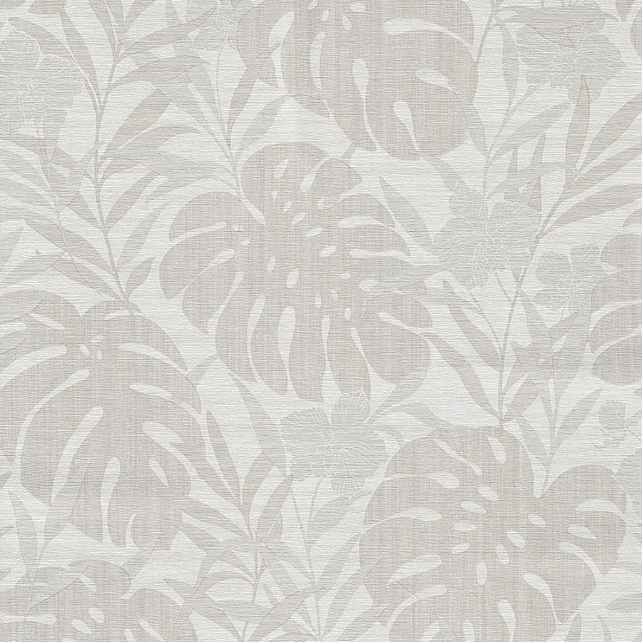 Vliesová tapeta na zeď, Listy, monstera, orchidej, CE3101, Aurora 2022, Grandeco - Tapety na zeď