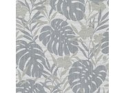 Vliesová tapeta na zeď, Listy, monstera, orchidej, CE3102, Aurora 2022, Grandeco