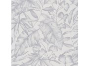 Vliesová tapeta na zeď, Listy, CE3202, Aurora 2022, Grandeco Tapety Yara - Nezařazen