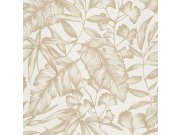 Vliesová tapeta na zeď, Listy, CE3203, Aurora 2022, Grandeco Tapety Yara - Nezařazen