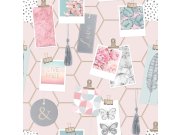 Tapety Yara Tapety na zeď - Papírová tapeta Klipy s obrázky 108137, Clip Frames Pink, Kids@Home 6, Graham & Brown Papírová tapeta Klipy s obrázky 108137, Clip Frames Pink, Kids@Home 6, Graham & Brown