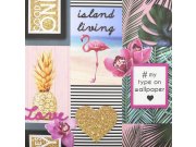 Tapety Yara Tapety na zeď - Netradiční kolážová papírová tapeta 106843, Island Living, Kids@Home 6, Graham & Brown Netradiční kolážová papírová tapeta 106843, Island Living, Kids@Home 6, Graham & Brown