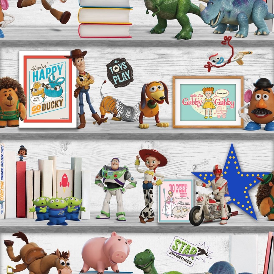 Dětská papírová tapeta 108017, Toy Story Play Date, Kids@Home 6, Graham & Brown - Tapety na zeď
