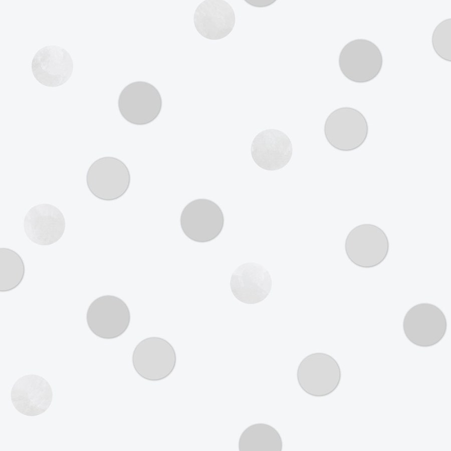 Vliesová tapeta na zeď Puntíky 108563, Dotty Polka Silver, Kids@Home 6, Graham & Brown - Tapety na zeď