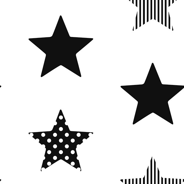 Tapety Yara - Tapety dle materiálu - Vliesové tapety - Vliesová tapeta na zeď, Hvězdy 100110, Superstar Black, Kids@Home 6, Graham & Brown Vliesová tapeta na zeď, Hvězdy 100110, Superstar Black, Kids@Home 6, Graham & Brown - Vliesové tapety