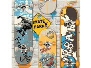 Papírová tapeta na zeď Skateboardy L29505, Vavex 2019, Vavex