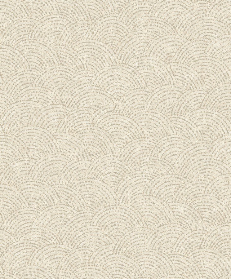 Béžová geometrická vliesová tapeta na zeď BZ3315, Belize, Grandeco - Vliesové tapety