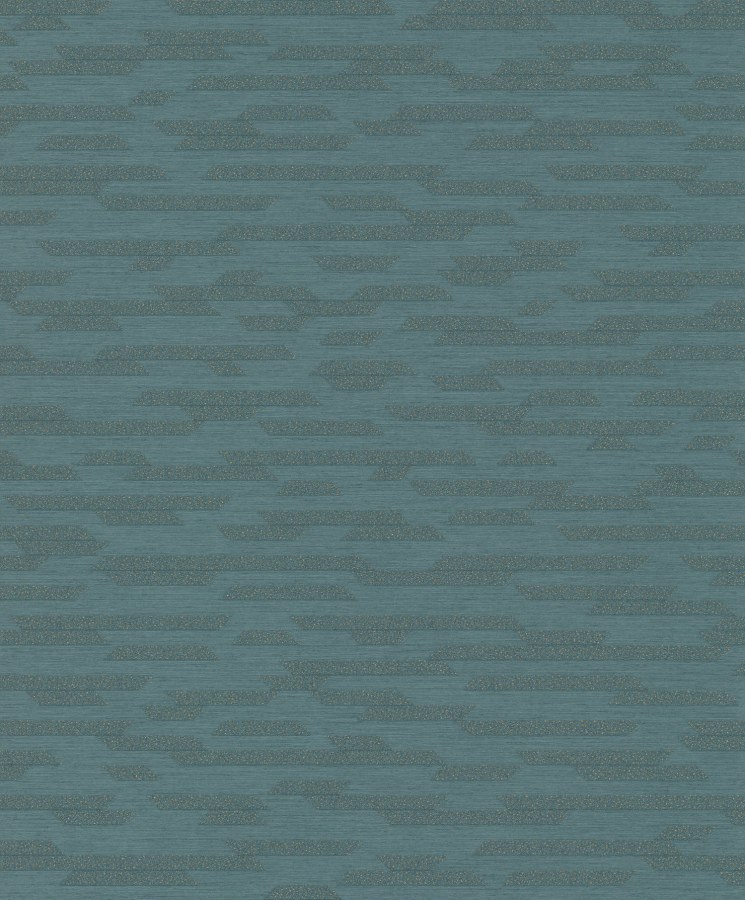 Modrá geometrická vliesová tapeta na zeď BZ3204, Belize, Grandeco - Vliesové tapety