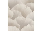 Šedo-béžová vliesová tapeta s listy, BZ3011, Belize, Grandeco