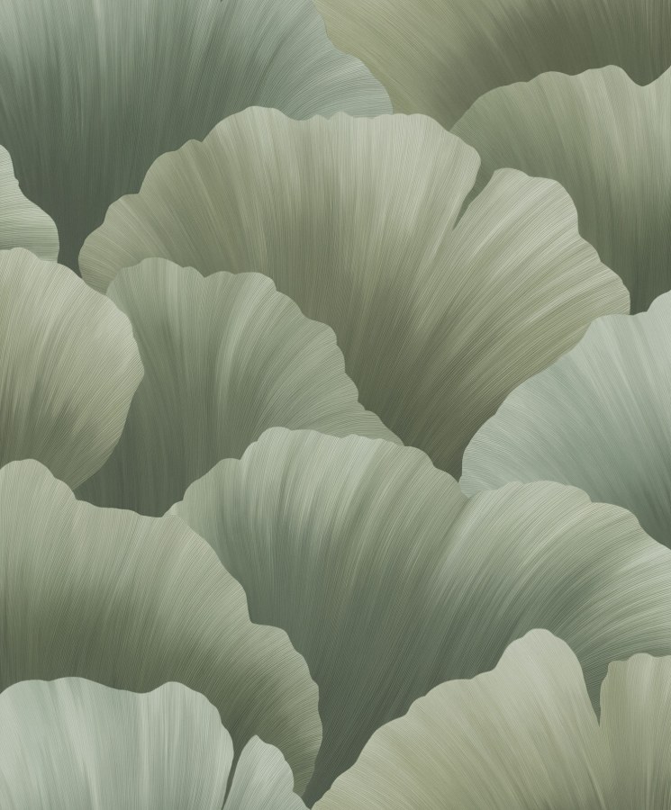 Zelená vliesová tapeta s listy, BZ3006, Belize, Grandeco - Vliesové tapety