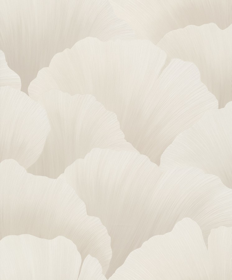 Krémová vliesová tapeta s listy, BZ3001, Belize, Grandeco - Vliesové tapety