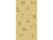 Okrová vliesová obrazová tapeta na zeď, šelmy, květiny, 333550, Festival, Eijffinger