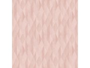 Růžová geometrická vliesová tapeta na zeď, 333542, Festival, Eijffinger