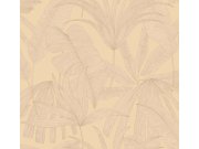 Okrovo-zlatá vliesová tapeta s listy, 333512, Festival, Eijffinger