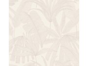 Krémová vliesová tapeta s perlovými listy, 333510, Festival, Eijffinger