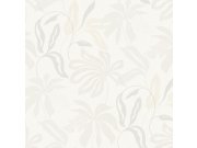 Krémovo-šedá vliesová tapeta s listy, UR3409, Universe 4, Grandeco