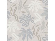 Béžovo-šedá vliesová tapeta s listy, UR3401, Universe 4, Grandeco