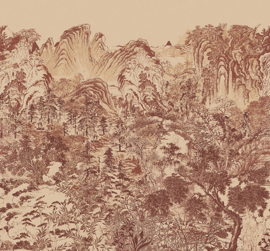 Vliesová fototapeta na zeď, Horská krajina v mlze, 333473, Emerald, Eijffinger - Vliesové tapety