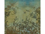 Vliesová fototapeta na zeď, Jeřábi za úsvitu, 333471, Emerald, Eijffinger