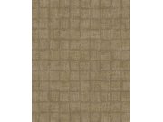 Hnědá vliesová tapeta na zeď, imitace látky, 333453, Emerald, Eijffinger