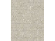 Šedo-béžová vliesová tapeta na zeď, imitace látky, 333451, Emerald, Eijffinger