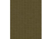 Hnědo-zelená vliesová tapeta na zeď, imitace bambusu, 333432, Emerald, Eijffinger