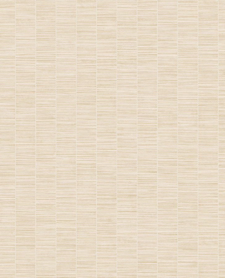 Krémová vliesová tapeta na zeď, imitace bambusu, 333430, Emerald, Eijffinger - Vliesové tapety