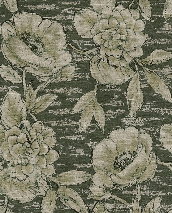 Luxusní zelená květinová vliesová tapeta na zeď, 333413, Emerald, Eijffinger