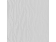 Šedá vliesová tapeta na zeď, vlnky, TI3104, Time 2025, Grandeco