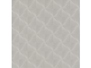 Tapety Yara Tapety dle materiálu Vliesové tapety - Šedá geometrická vliesová tapeta na zeď, CU3304, Cumaru, Grandeco Šedá geometrická vliesová tapeta na zeď, CU3304, Cumaru, Grandeco