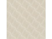 Béžová geometrická vliesová tapeta na zeď, CU3303, Cumaru, Grandeco