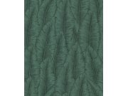 Zelená vliesová tapeta s listy, CU3207, Cumaru, Grandeco