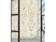 Béžová vliesová obrazová tapeta na zeď, rostliny, ptáci, 333165, Pip Studio 6, Eijffinger