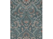 Modrá vliesová květinová tapeta na zeď, zámecký vzor, 333151 Pip Studio 6, Eijffinger