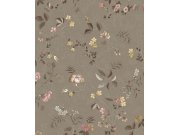 Hnědá vliesová květinová tapeta na zeď, 333133 Pip Studio 6, Eijffinger
