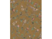 Tapety Yara Tapety dle materiálu Vliesové tapety - Okrová vliesová tapeta s ptáčky a větvičkami, 333125 Pip Studio 6, Eijffinger Okrová vliesová tapeta s ptáčky a větvičkami, 333125 Pip Studio 6, Eijffinger