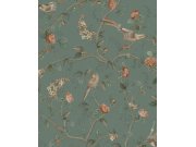 Tapety Yara Eijffinger - Zelená vliesová tapeta s větvičkami a ptáčky, 333124 Pip Studio 6, Eijffinger Zelená vliesová tapeta s větvičkami a ptáčky, 333124 Pip Studio 6, Eijffinger