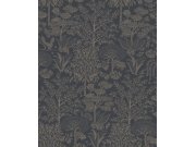 Modrá vliesová tapeta na zeď, metalické stromy, 333114 Pip Studio 6, Eijffinger