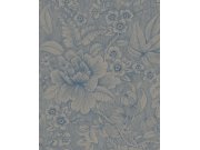 Modro-béžová vliesová tapeta na zeď, květiny, 333106 Pip Studio 6, Eijffinger