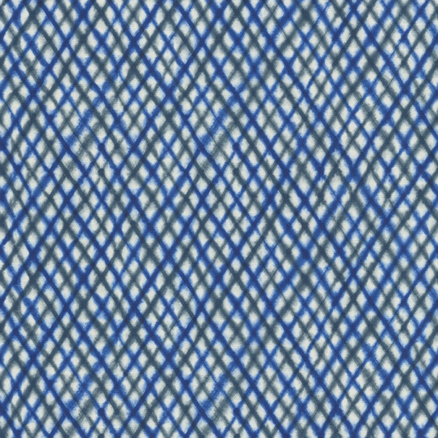 Modrá vliesová tapeta na zeď, kosočtverce, UC51040 Unconventional 2 Emiliana Parati - Vliesové tapety