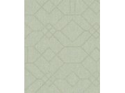 Zelená vliesová tapeta s geometrickým vzorem, 324013, Embrace, Eijffinger Tapety Yara - Eijffinger