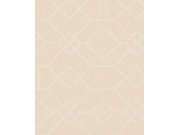 Krémová vliesová tapeta s geometrickým vzorem, 324010, Embrace, Eijffinger Tapety Yara - Eijffinger