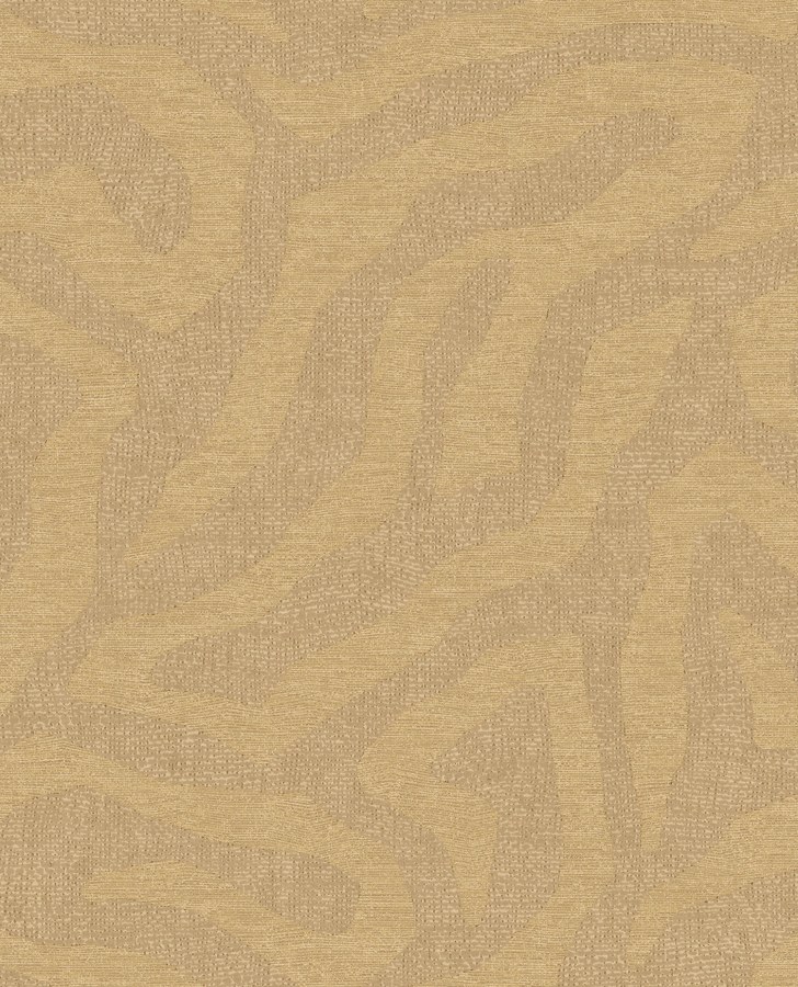 Okrová vliesová tapeta na zeď, vlny, 324004, Embrace, Eijffinger - Vliesové tapety