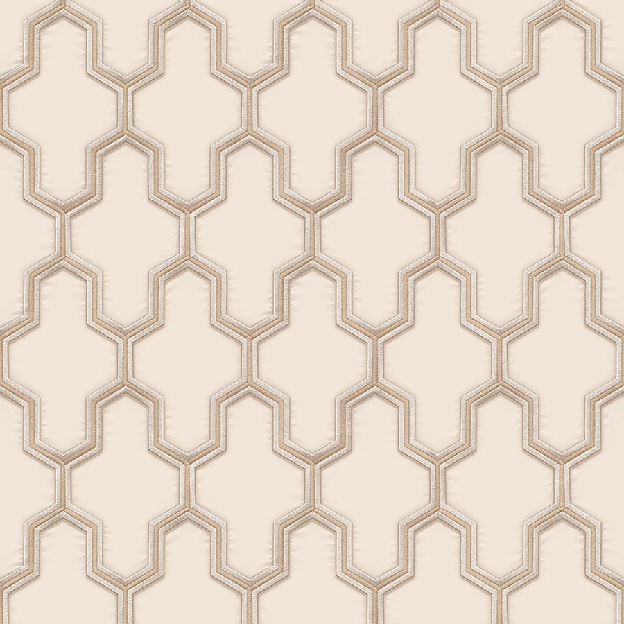 Luxusní vliesová geometrická tapeta WF121022, Wall Fabric, ID Design - Vliesové tapety