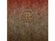 Obrazová vliesová tapeta hnědo-červený beton Z80071 Philipp Plein, Zambaiti Parati